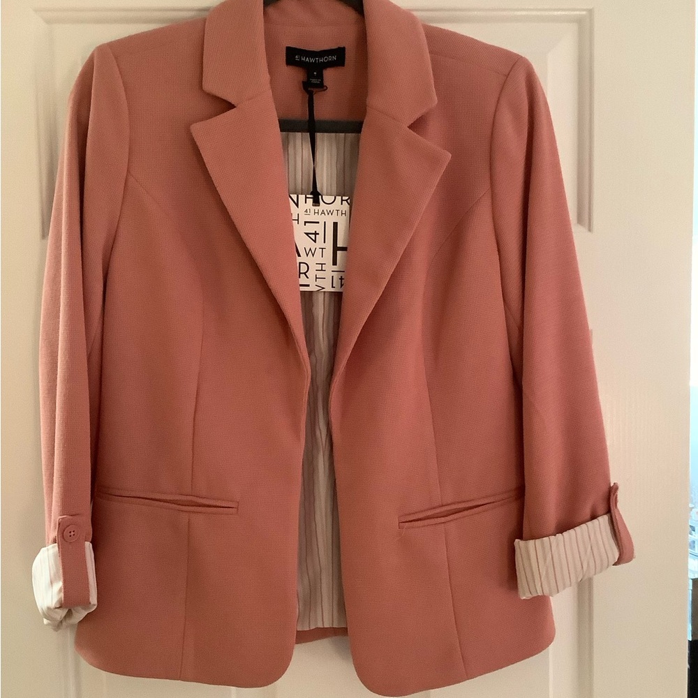 41 Hawthorn Blush Pink Blazer